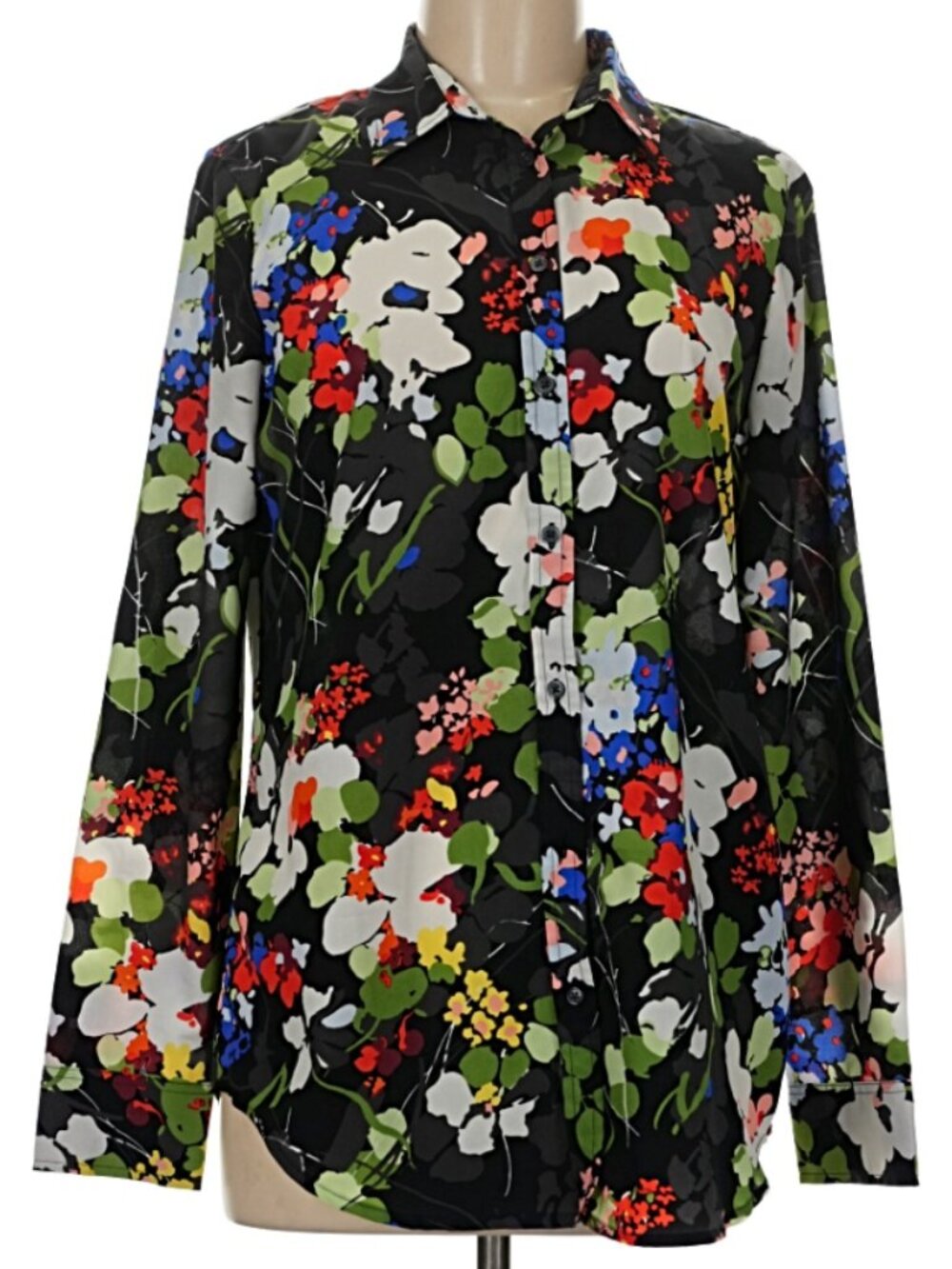 EUC Banana Republic Dillon Floral Pattern Long Sleeve Shirt Blouse